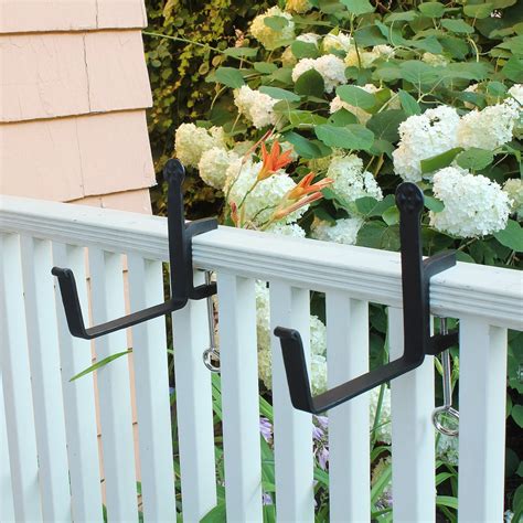 planter brackets for metal railings